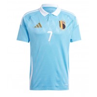 Echipament fotbal Belgia Kevin De Bruyne #7 Tricou Deplasare European 2024 maneca scurta